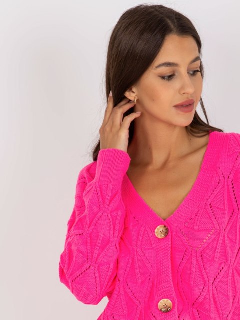 Sweter LC-SW-8035.06X fluo różowy