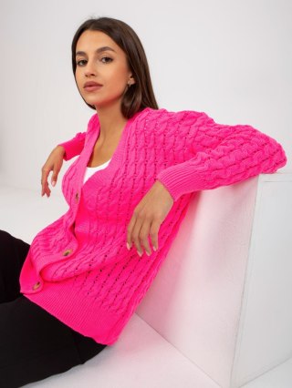 Sweter LC-SW-8036.74P fluo różowy