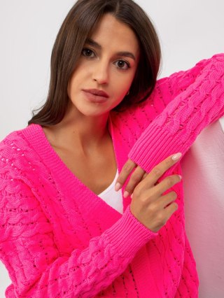 Sweter LC-SW-8036.74P fluo różowy
