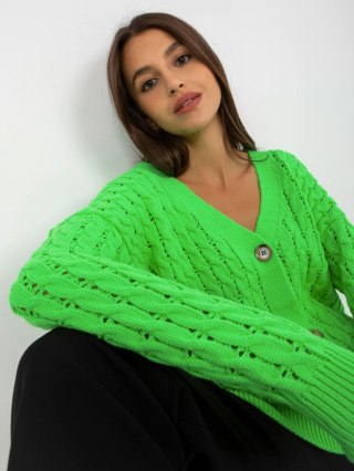 Sweter LC-SW-8036.74P fluo zielony