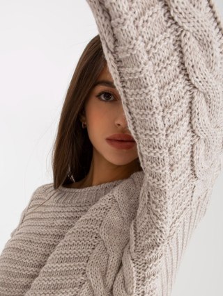 Sweter LC-SW-8044.06X jasny beżowy