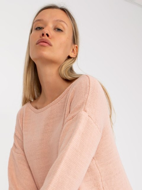 Sweter TW-SW-BI-1222.13X jasny różowy Sweter TW-SW-BI-1222.13X jasny różowy