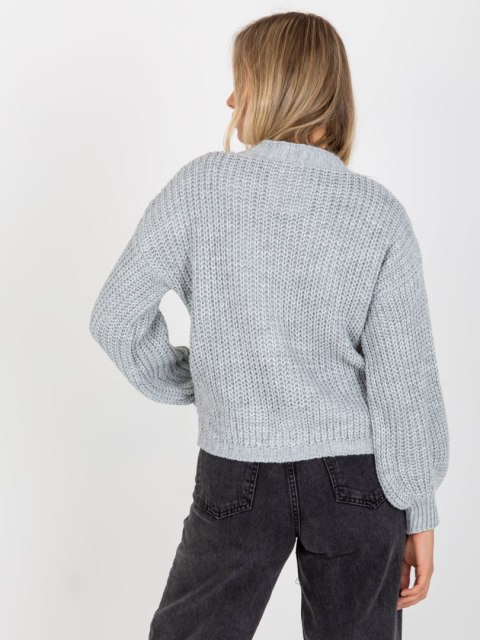 Sweter TW-SW-BI-6030.02 szary Sweter TW-SW-BI-6030.02 szary
