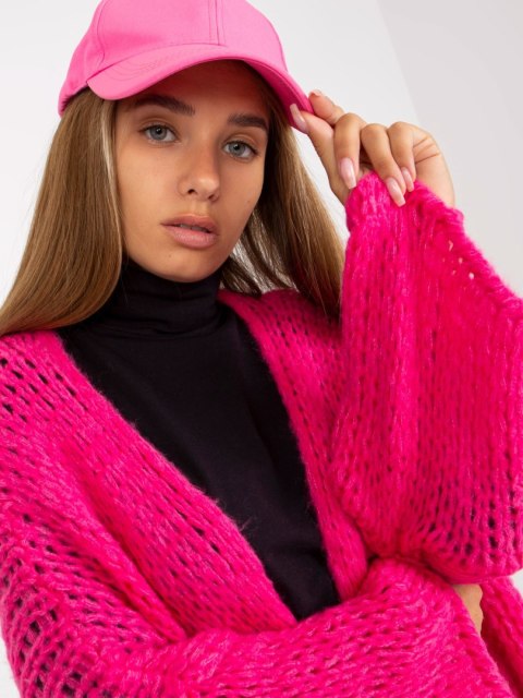 Sweter TW-SW-BI-M2202.29X fluo różowy Sweter TW-SW-BI-M2202.29X fluo różowy