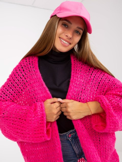 Sweter TW-SW-BI-M2202.29X fluo różowy Sweter TW-SW-BI-M2202.29X fluo różowy