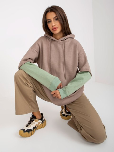Bluza RV-BL-8232.27X ciemny bezowy S/M Bluza RV-BL-8232.27X ciemny bezowy S/M