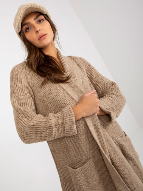 Kardigan TW-SW-BL-2453.91P beżowy Kardigan TW-SW-BL-2453.91P beżowy