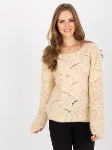 Sweter TW-SW-BI-9030.08 beżowy Sweter TW-SW-BI-9030.08 beżowy
