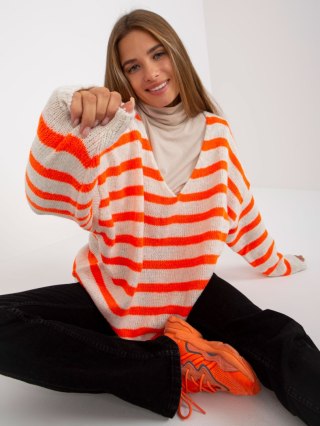 Sweter TW-SW-BI-M59.25 pomarańczowy