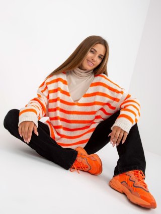Sweter TW-SW-BI-M59.25 pomarańczowy