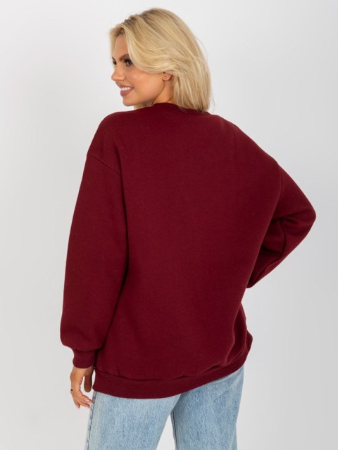 Bluza FA-BL-8138.23 bordowy Bluza FA-BL-8138.23 bordowy