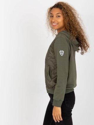 Bluza bomberka khaki rozsuwana z kapturem S/M