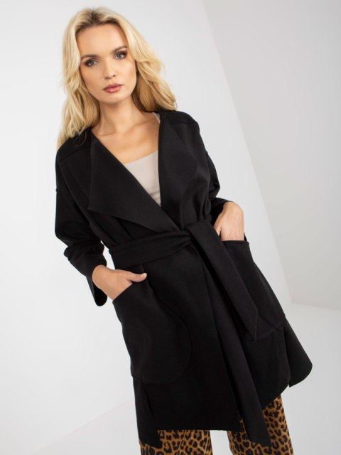 Płaszcz TW-PL-BE-M125.21 czarny XL Płaszcz TW-PL-BE-M125.21 czarny XL