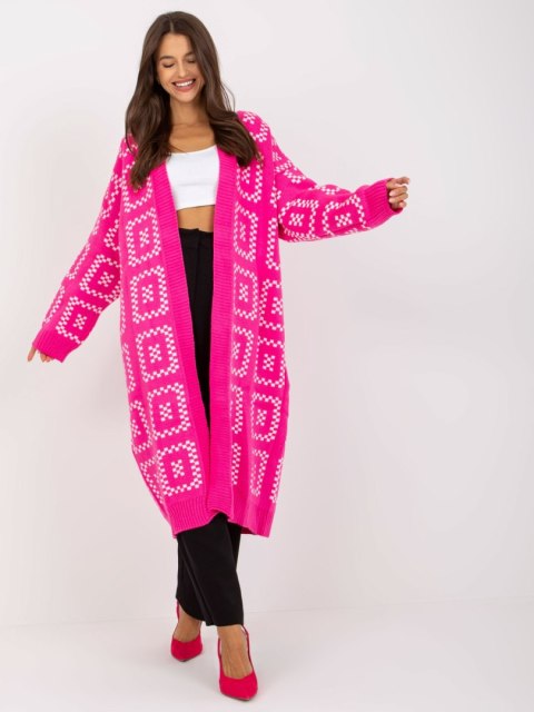Sweter LC-SW-0296.08P fluo różowy Sweter LC-SW-0296.08P fluo różowy