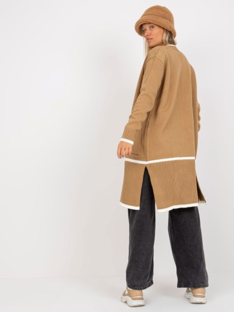 Sweter LC-SW-0340.42P ciemny bezowy Sweter LC-SW-0340.42P ciemny bezowy