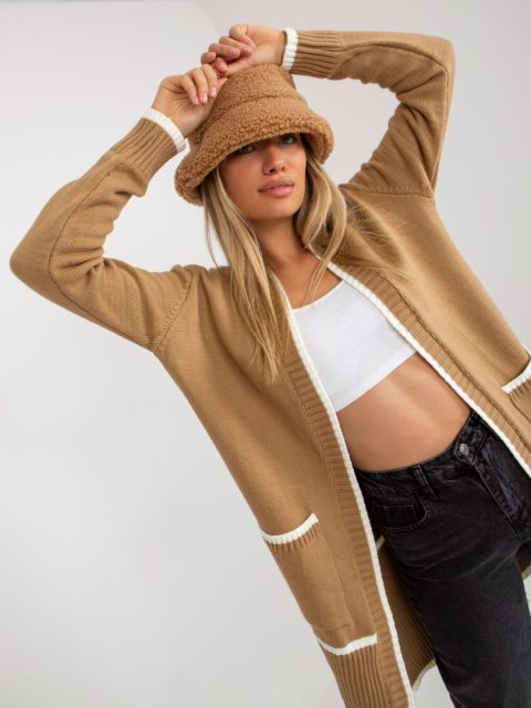 Sweter LC-SW-0340.42P ciemny bezowy Sweter LC-SW-0340.42P ciemny bezowy