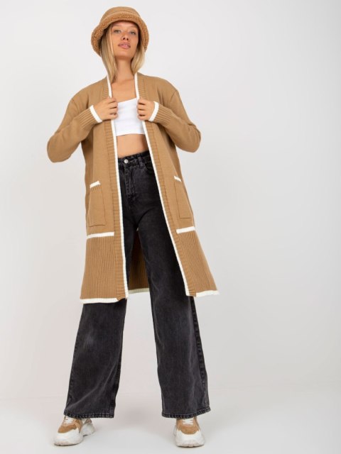 Sweter LC-SW-0340.42P ciemny bezowy Sweter LC-SW-0340.42P ciemny bezowy