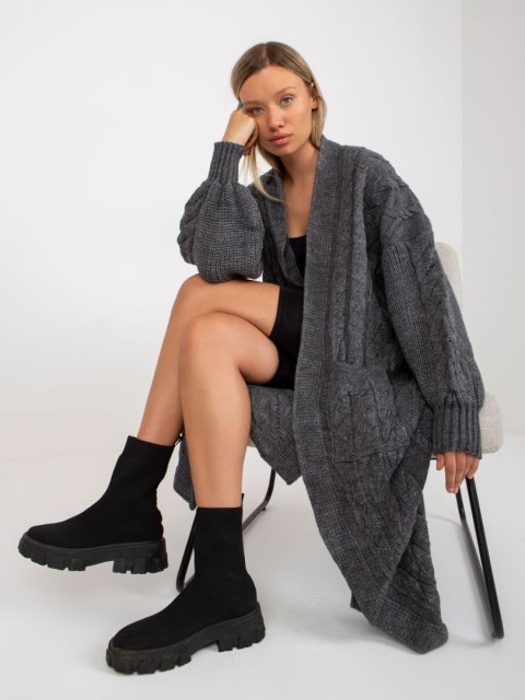 Sweter LC-SW-8032.34P ciemny szary