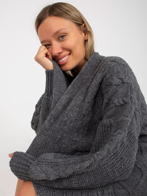 Sweter LC-SW-8032.34P ciemny szary