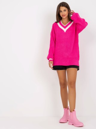 Sweter LC-SW-0335.06X fluo różowy