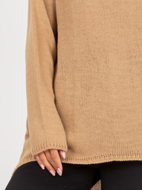 Sweter TW-SW-BI-1222.13X camelowy Sweter TW-SW-BI-1222.13X camelowy
