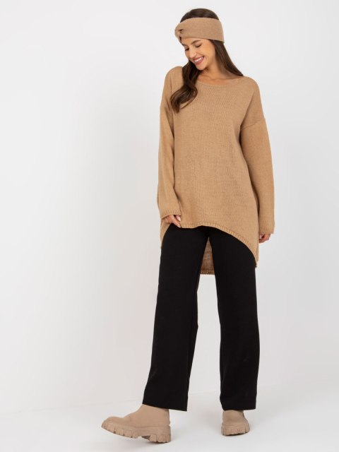 Sweter TW-SW-BI-1222.13X camelowy Sweter TW-SW-BI-1222.13X camelowy