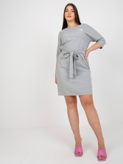 Sukienka LK-SK-507724.10 szary 44 Sukienka LK-SK-507724.10 szary 44