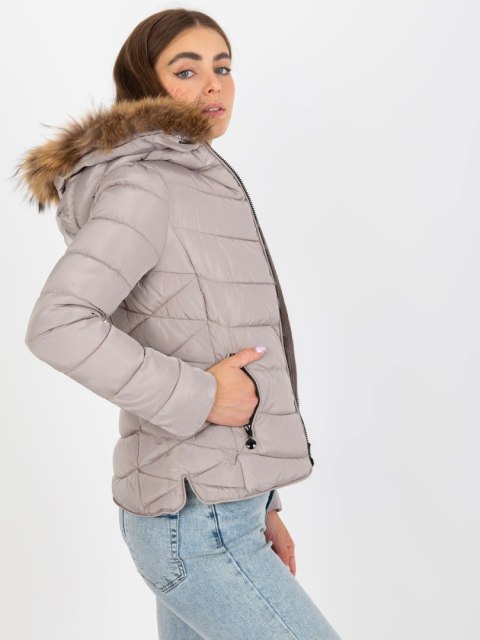 Kurtka NM-KR-P22-6627.03P ciemny bezowy 2XL Kurtka NM-KR-P22-6627.03P ciemny bezowy 2XL