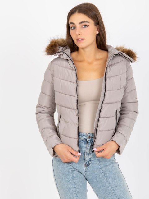 Kurtka NM-KR-P22-6627.03P ciemny bezowy 2XL Kurtka NM-KR-P22-6627.03P ciemny bezowy 2XL