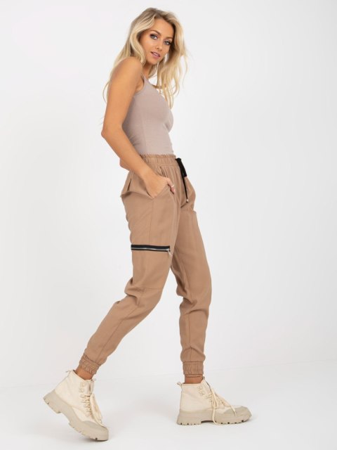 Spodnie CHA-SP-2022.18 camelowy S/M Spodnie CHA-SP-2022.18 camelowy S/M