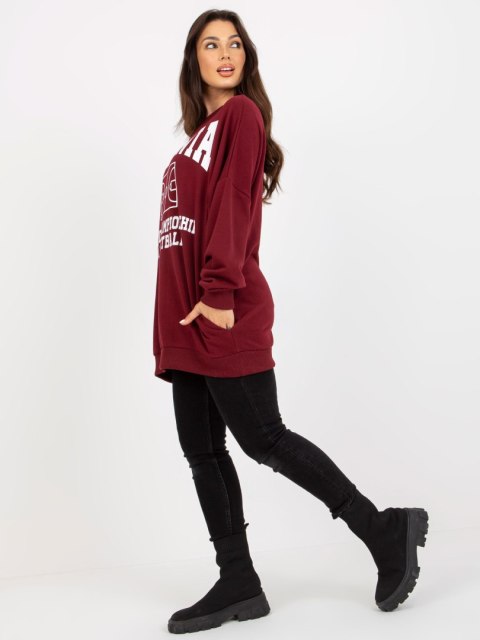 Bluza FA-BL-8137.76P bordowy Bluza FA-BL-8137.76P bordowy