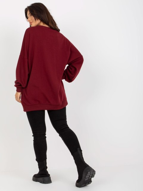 Bluza FA-BL-8137.76P bordowy Bluza FA-BL-8137.76P bordowy