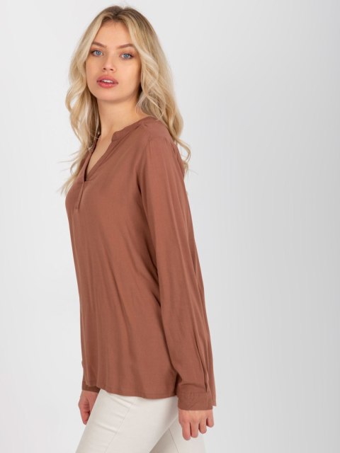 Bluzka D73761M11081A brązowy XL Bluzka D73761M11081A brązowy XL