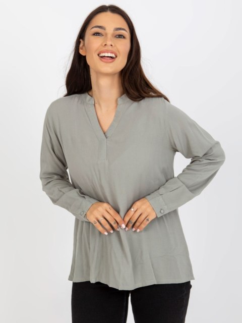 Bluzka D73761M11081A khaki M Bluzka D73761M11081A khaki M