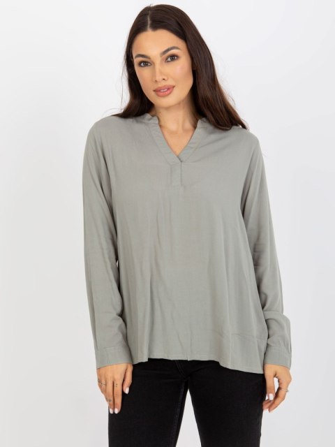 Bluzka D73761M11081A khaki M Bluzka D73761M11081A khaki M
