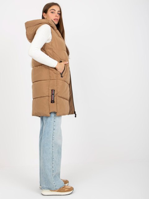 Kamizelka NM-KZ-P22-6608.98P camelowy XL Kamizelka NM-KZ-P22-6608.98P camelowy XL