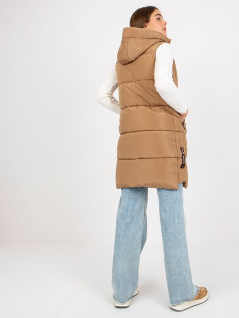 Kamizelka NM-KZ-P22-6608.98P camelowy XL Kamizelka NM-KZ-P22-6608.98P camelowy XL