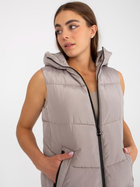 Kamizelka NM-KZ-P22-6608.98P ciemny bezowy XL
