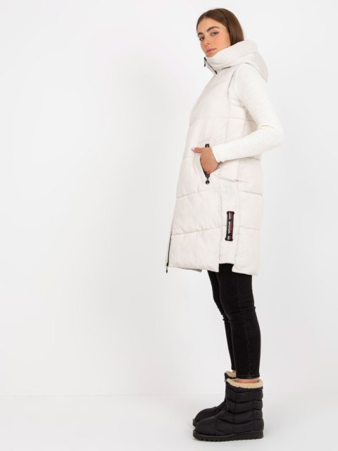 Kamizelka NM-KZ-P22-6608.98P ecru XL Kamizelka NM-KZ-P22-6608.98P ecru XL