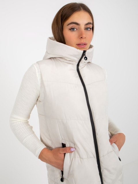 Kamizelka NM-KZ-P22-6608.98P ecru XL Kamizelka NM-KZ-P22-6608.98P ecru XL