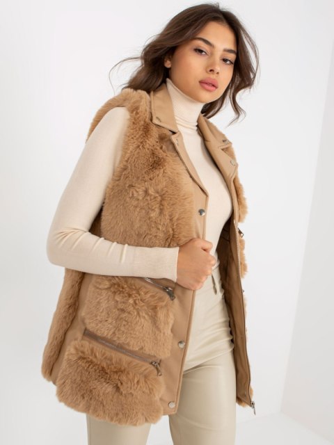 Kamizelka AI-KZ-TR2021.69 camelowy M