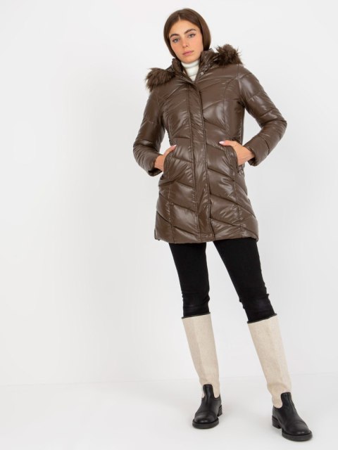 Kurtka NM-KR-H-898.79P ciemny brązowy XL