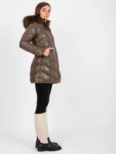 Kurtka NM-KR-H-898.79P ciemny brązowy XL