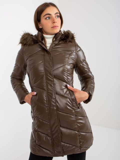 Kurtka NM-KR-H-898.79P ciemny brązowy M