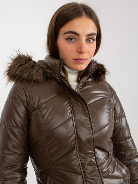 Kurtka NM-KR-H-898.79P ciemny brązowy M