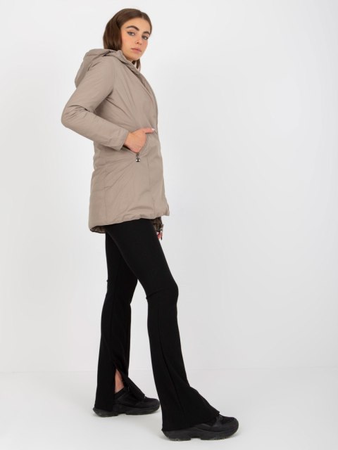 Kurtka NM-KR-P22-6206-62.70P ciemny bezowy XL Kurtka NM-KR-P22-6206-62.70P ciemny bezowy XL