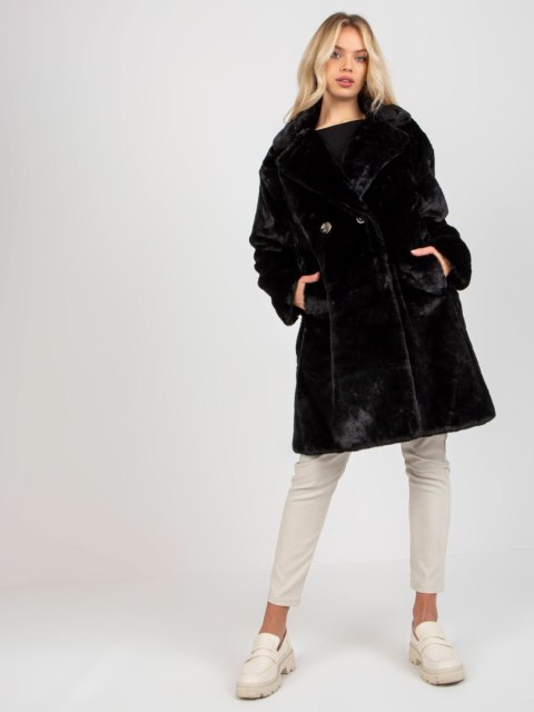 Płaszcz TW-PL-2118.95P czarny Płaszcz TW-PL-2118.95P czarny
