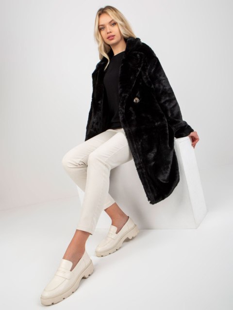 Płaszcz TW-PL-2118.95P czarny Płaszcz TW-PL-2118.95P czarny