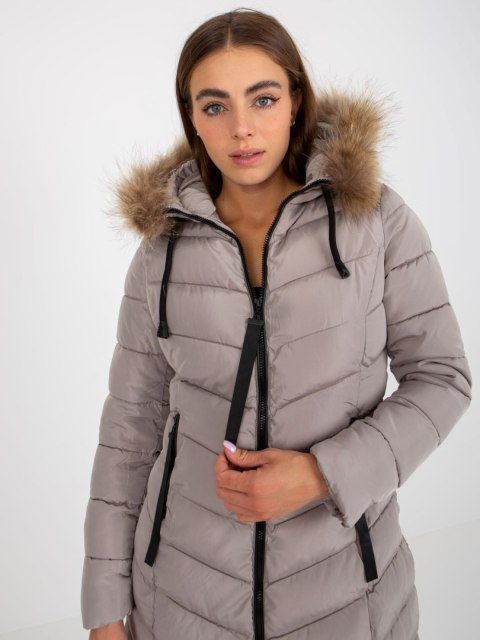 Kurtka NM-KR-P22-6678-1.18P ciemny bezowy 2XL Kurtka NM-KR-P22-6678-1.18P ciemny bezowy 2XL