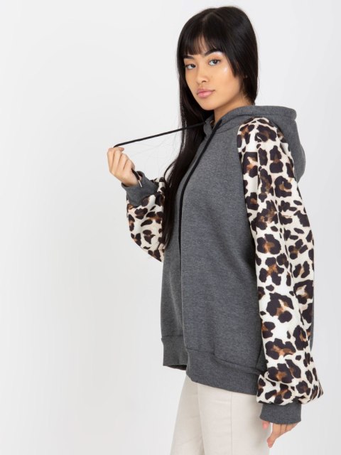 Bluza EM-BL-663.94 ciemny szary Bluza EM-BL-663.94 ciemny szary